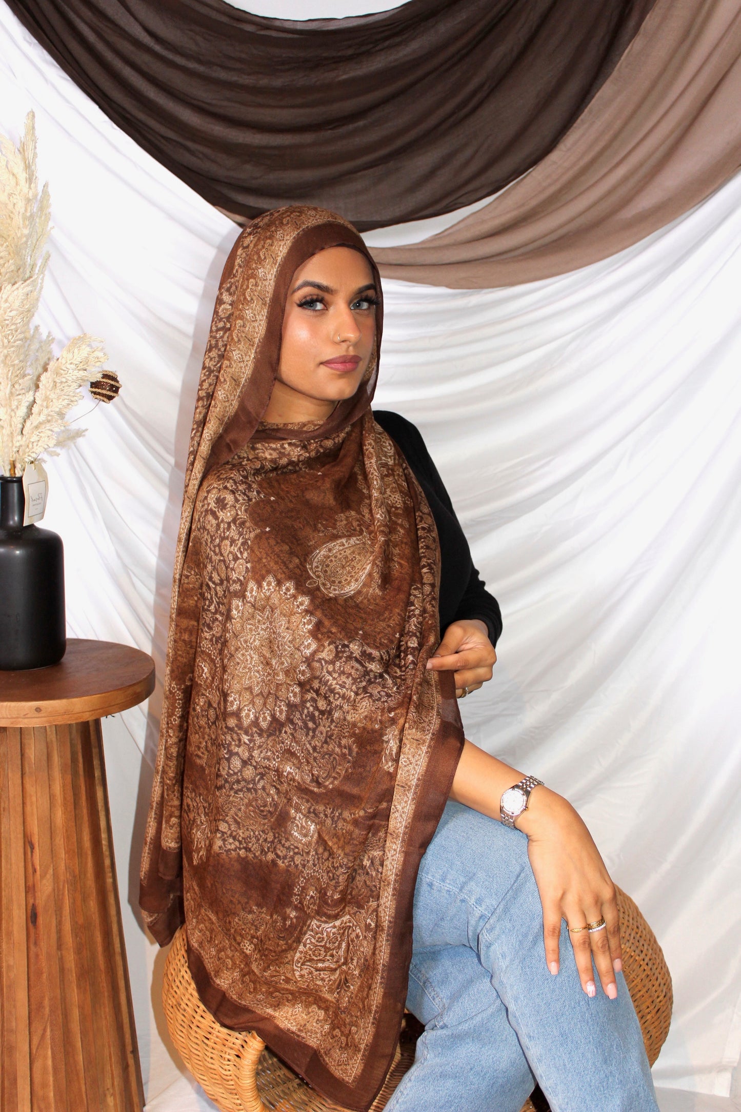 Royal Brown Pashmina