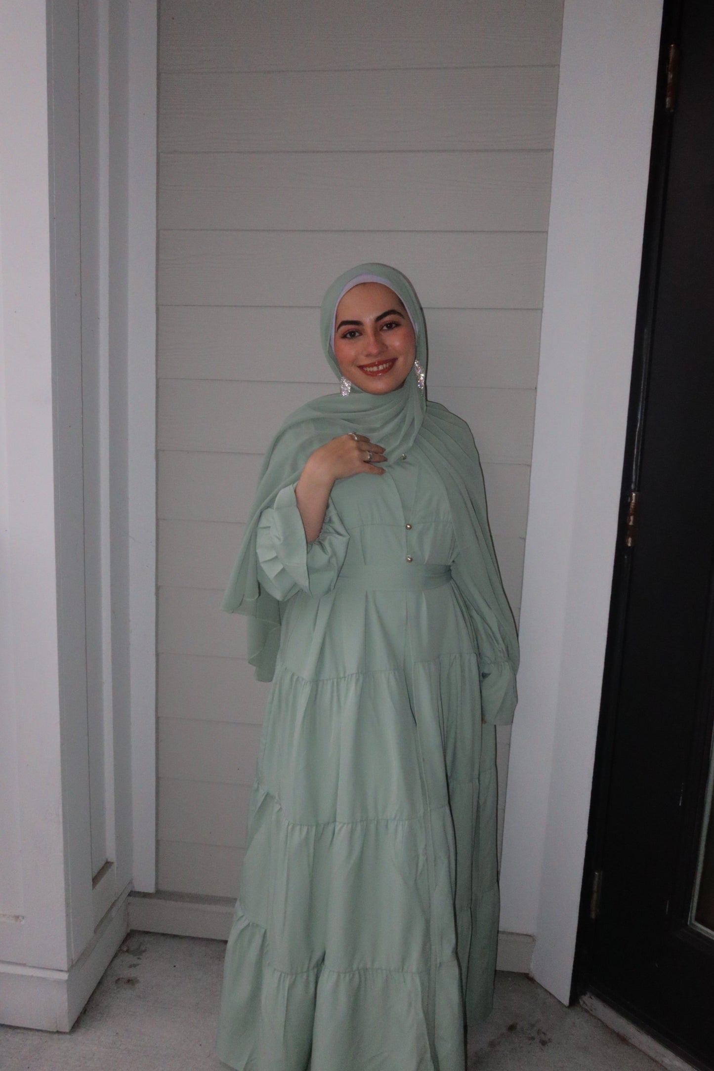 4 Piece Layered Abaya Set💕
