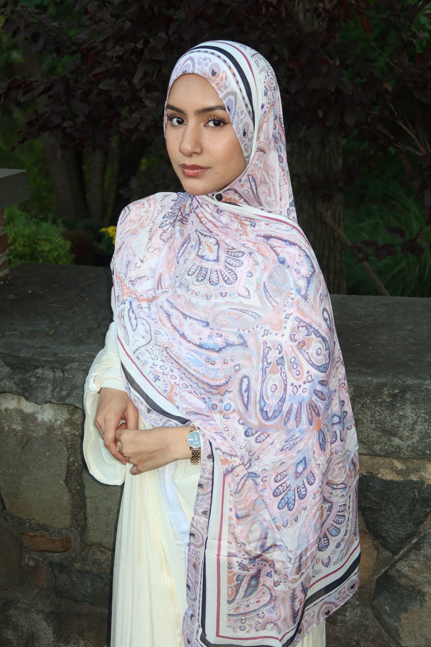 Lavender Rose Pashmina