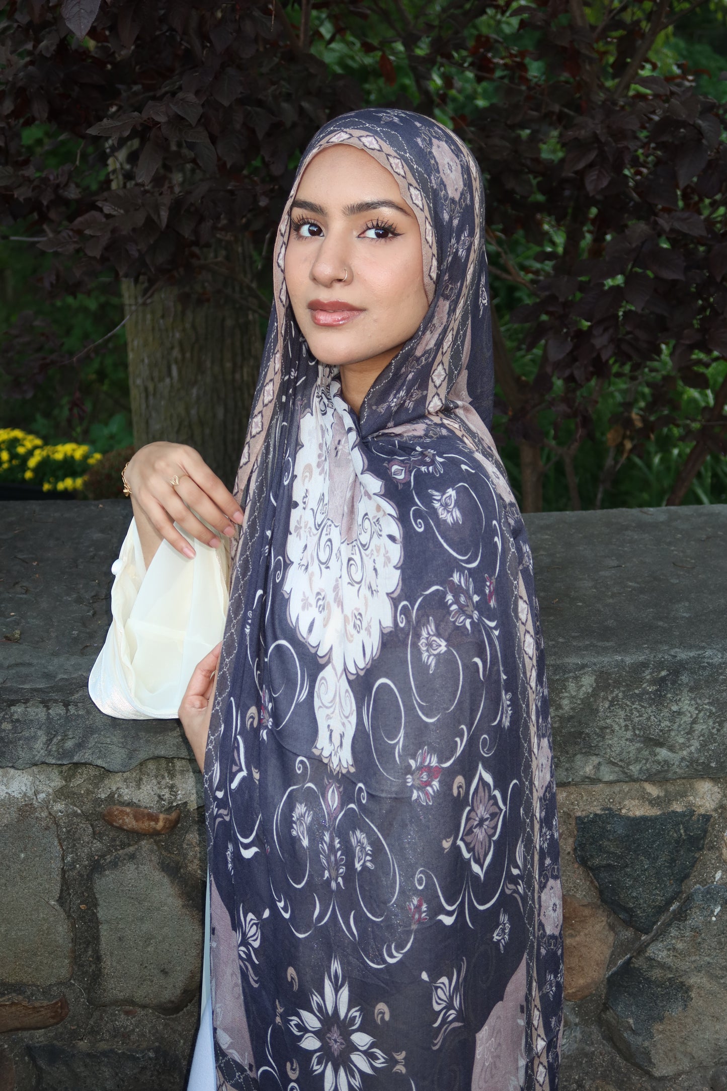 Navy Midnight Pashmina