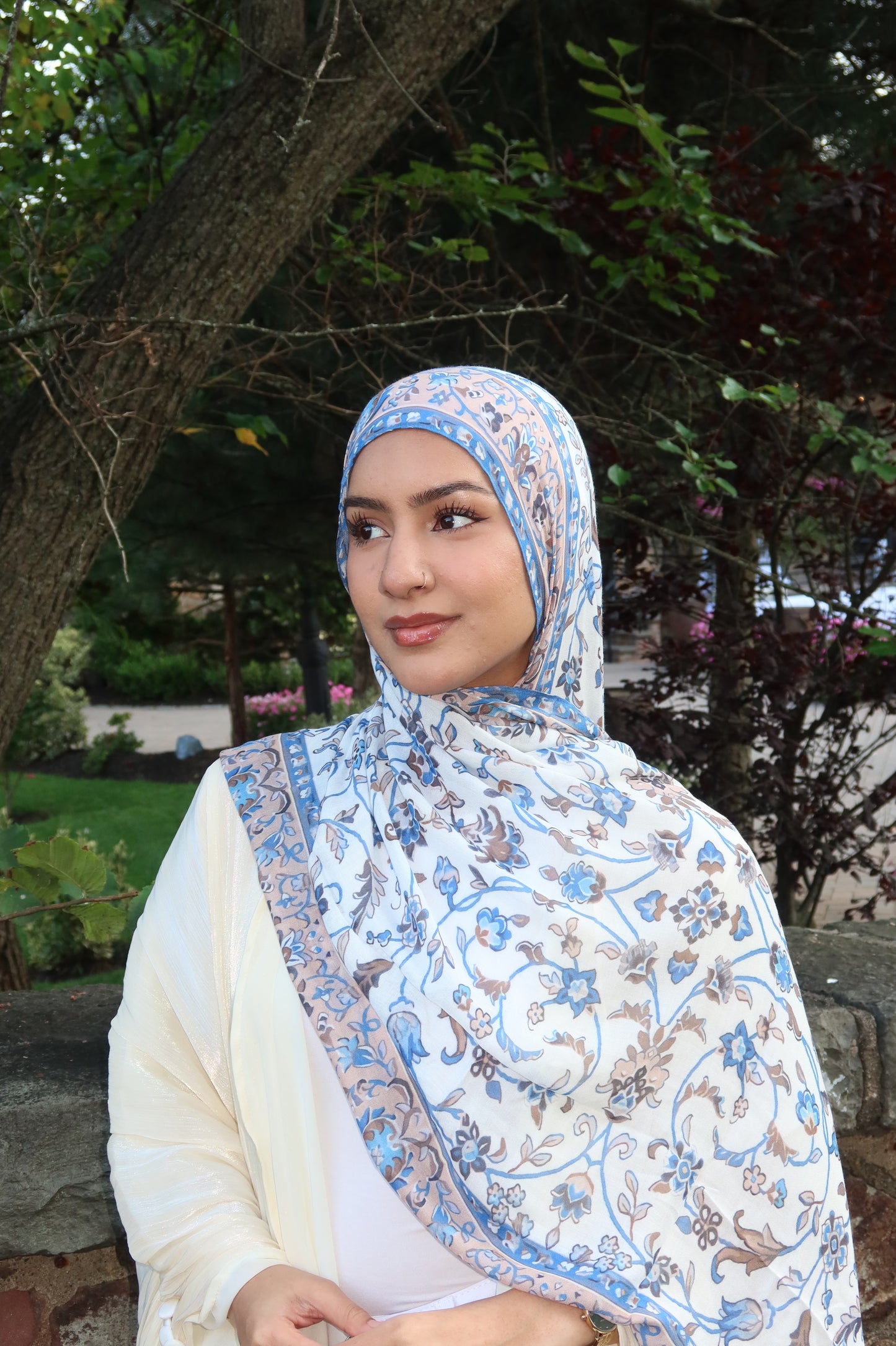 Soft Florals Pashmina