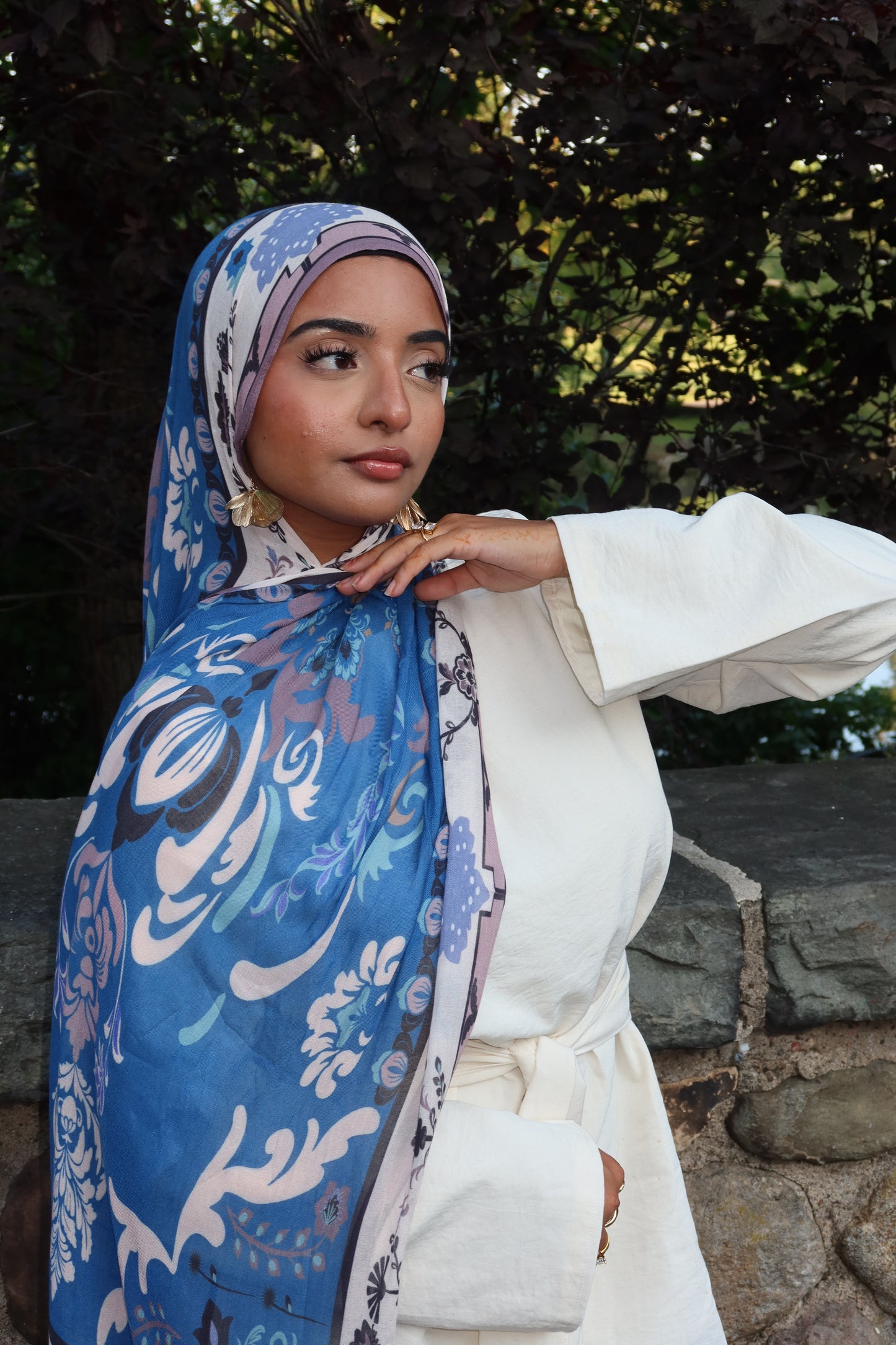 Sapphire Blue Pashmina