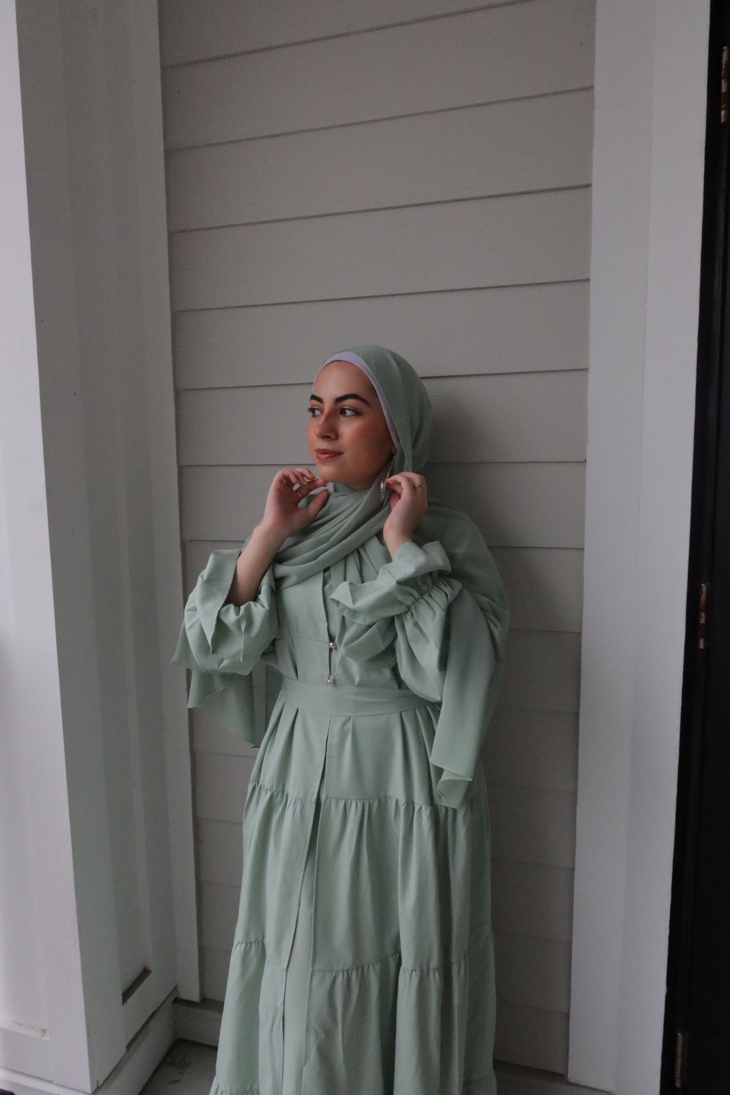 4 Piece Layered Abaya Set💕