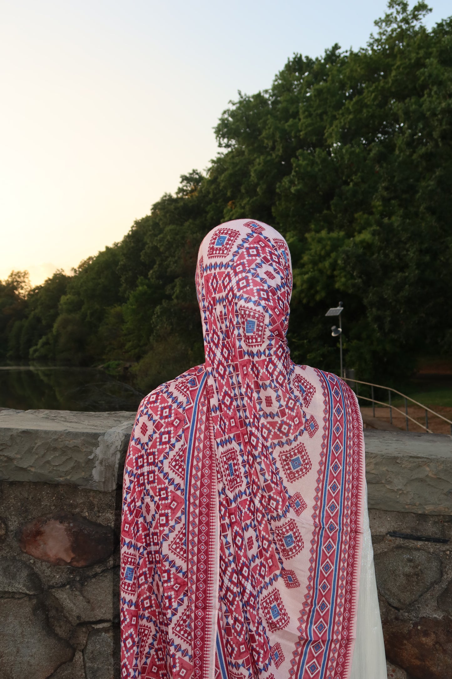 Ruby Mosaic Pashmina