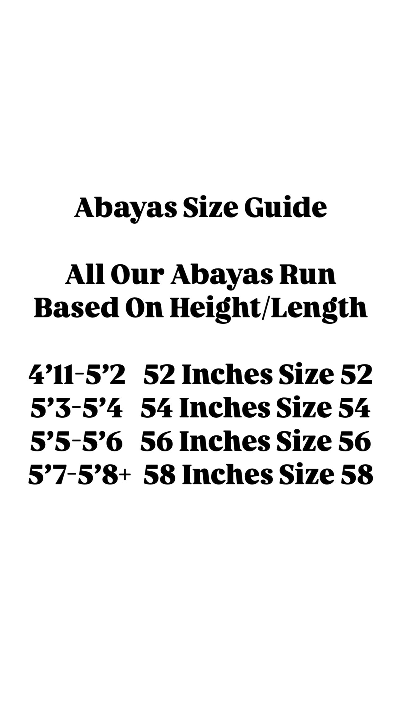 4 Piece Abayas✨