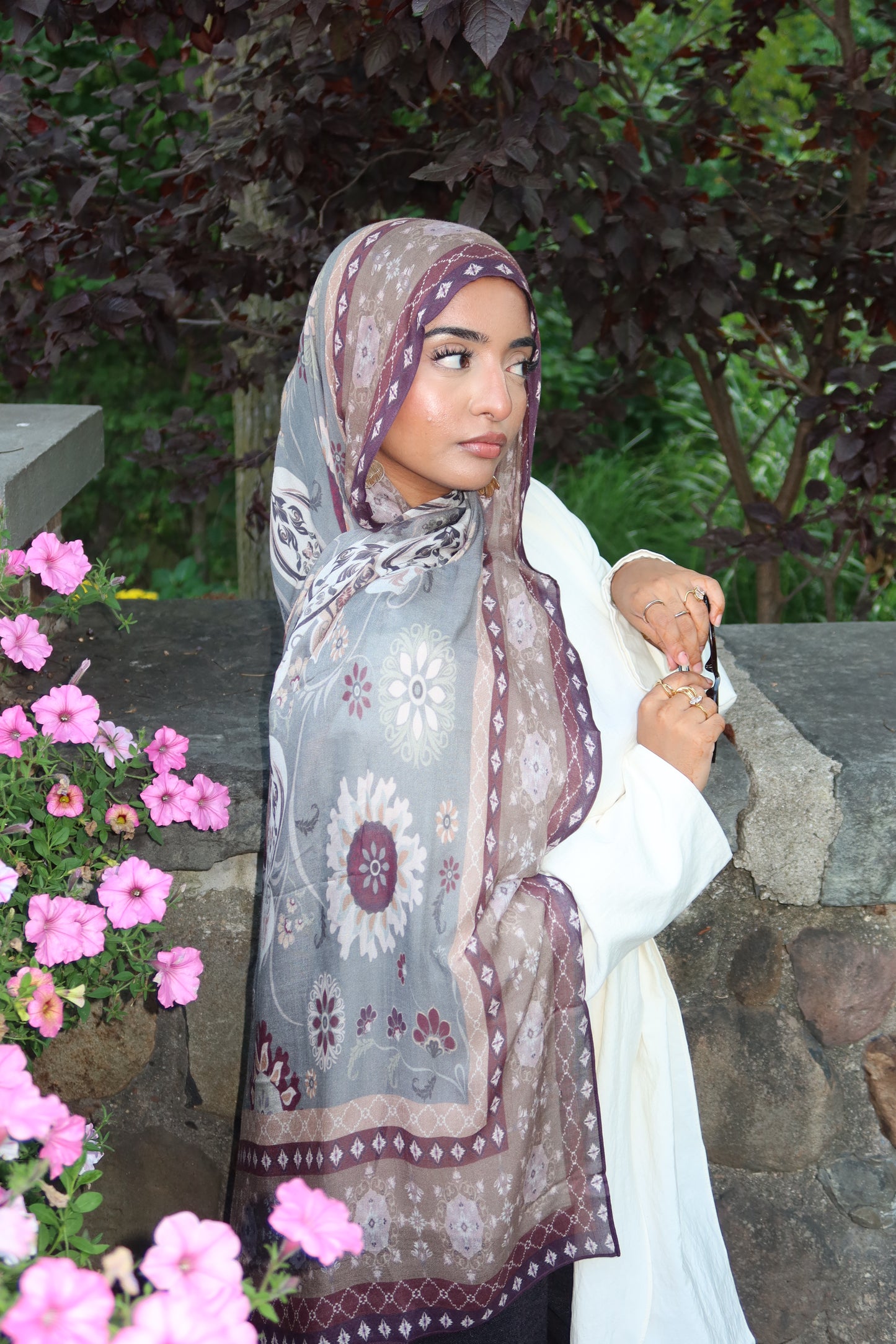 Autumn Sage Pashmina