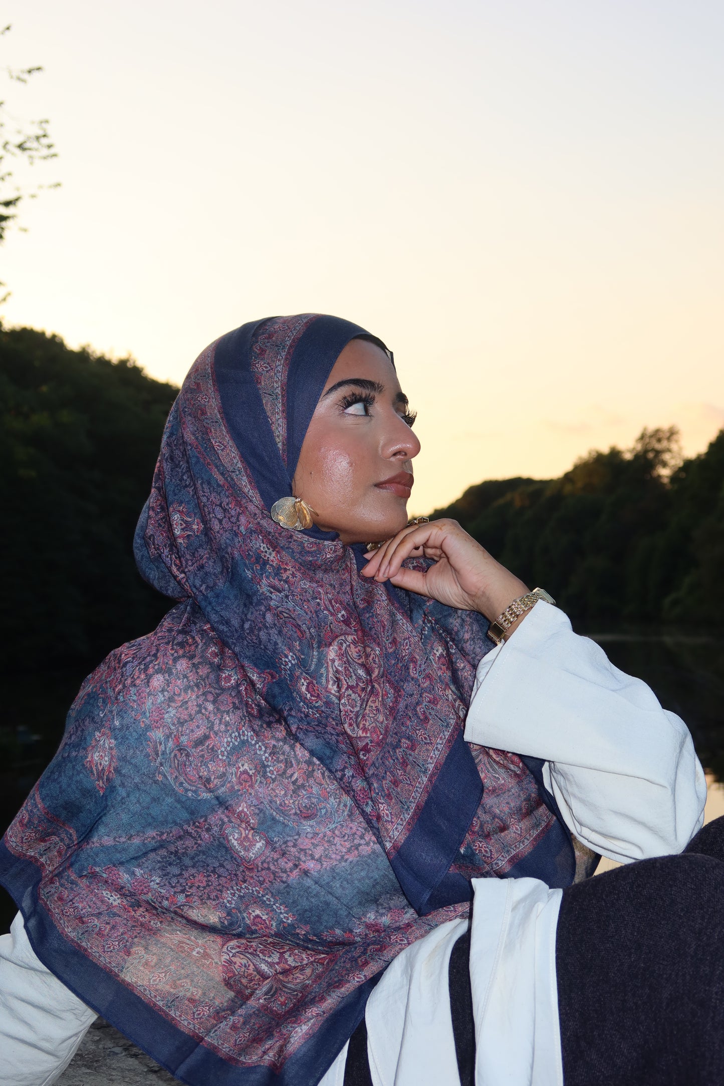 Royal Teal Pashmina