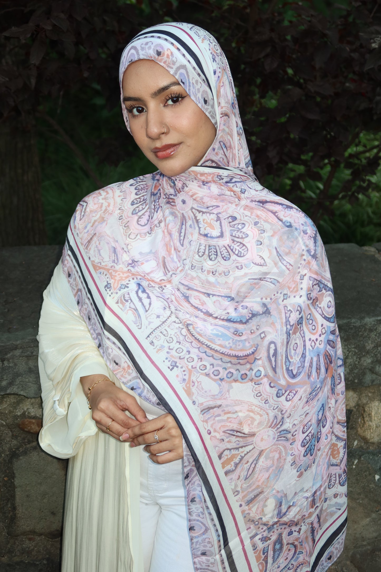 Lavender Rose Pashmina