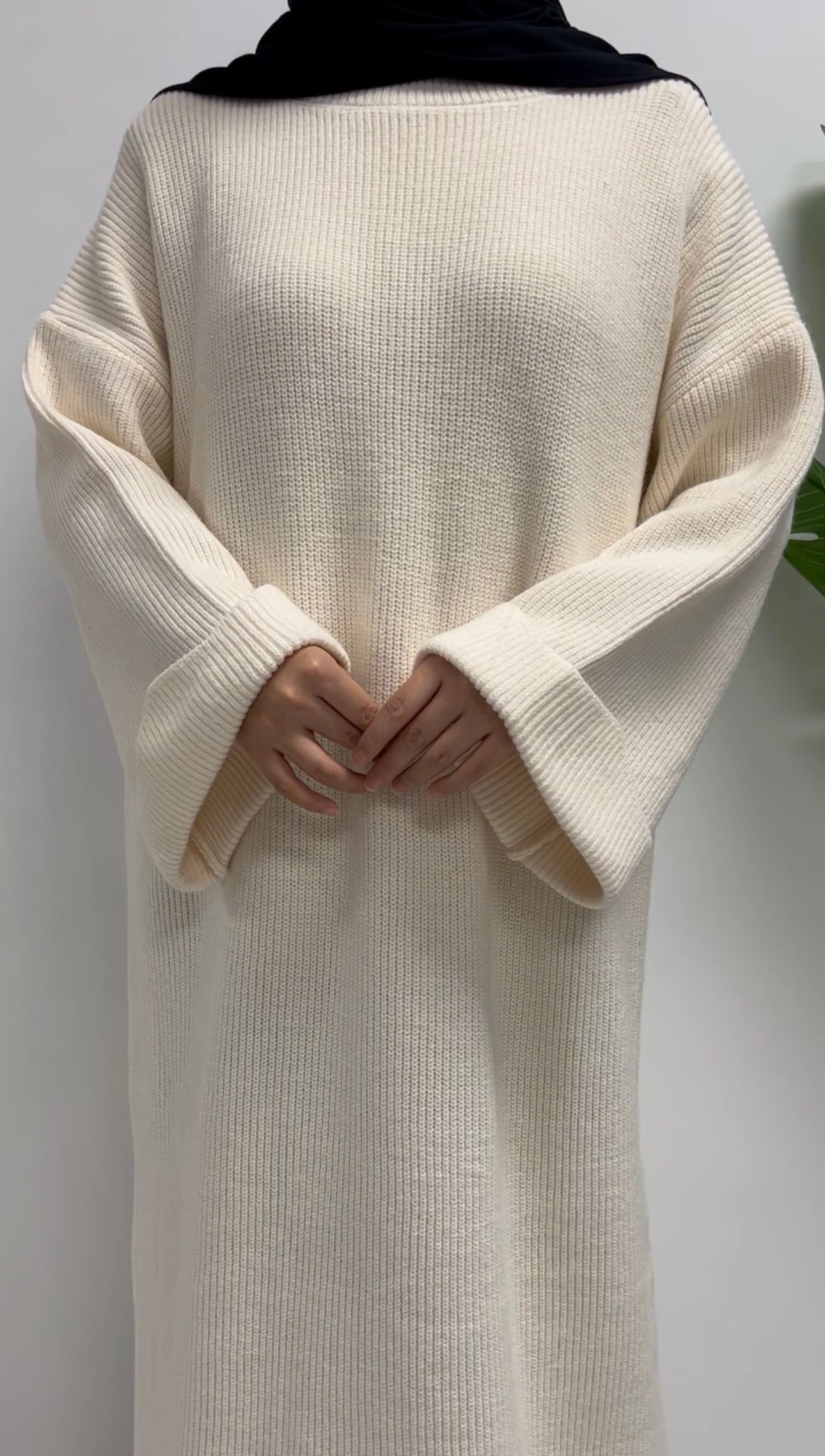 Knitted Winter Abaya