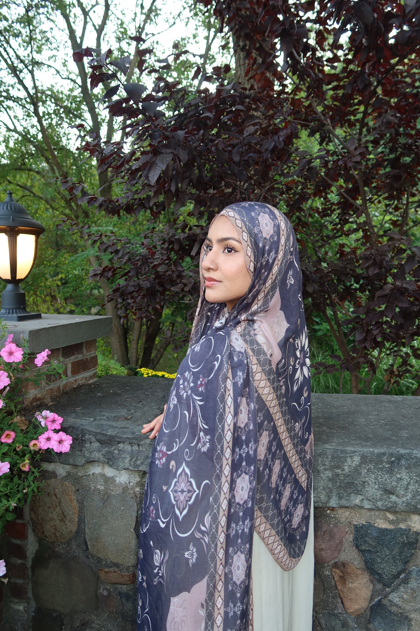 Navy Midnight Pashmina