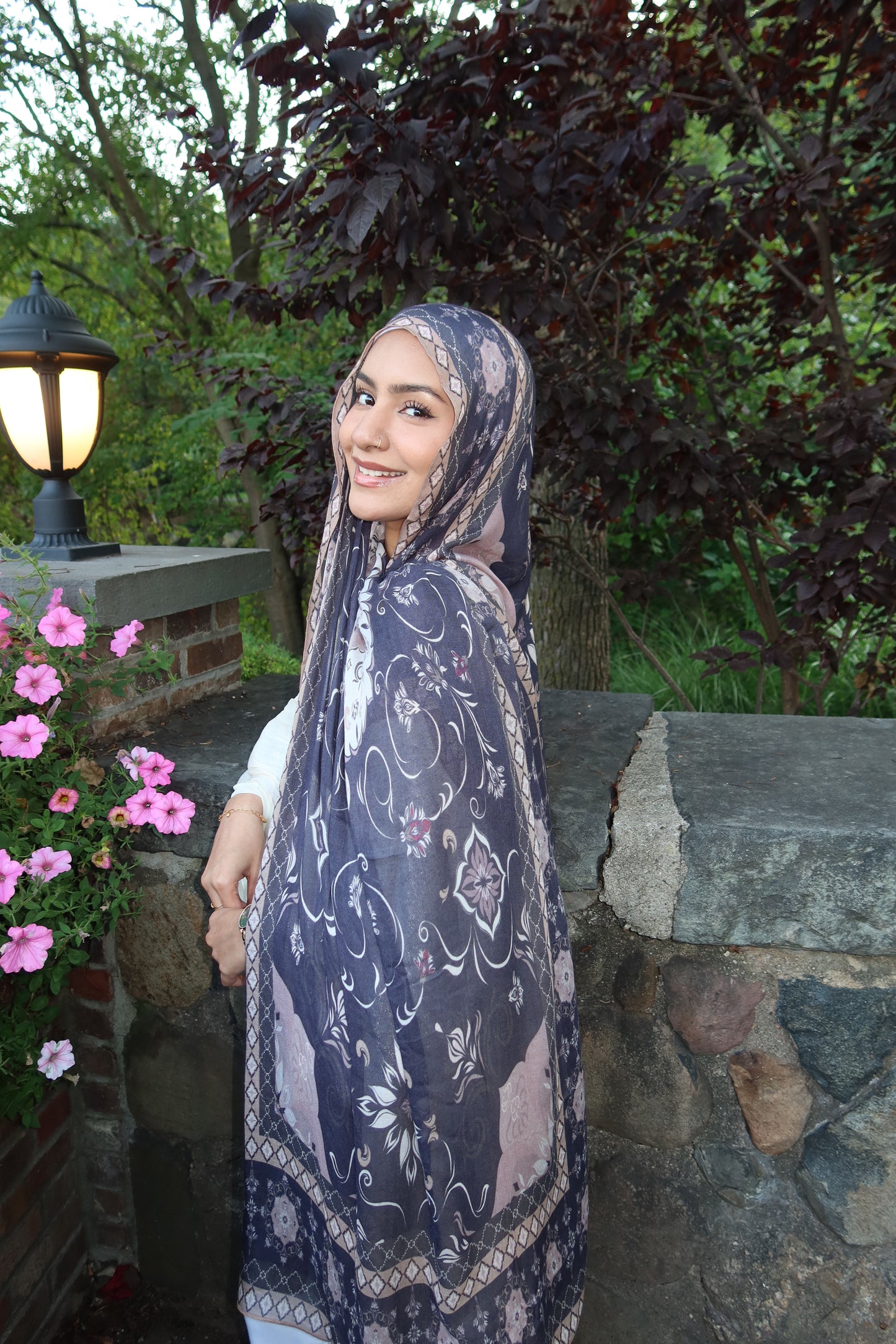 Navy Midnight Pashmina