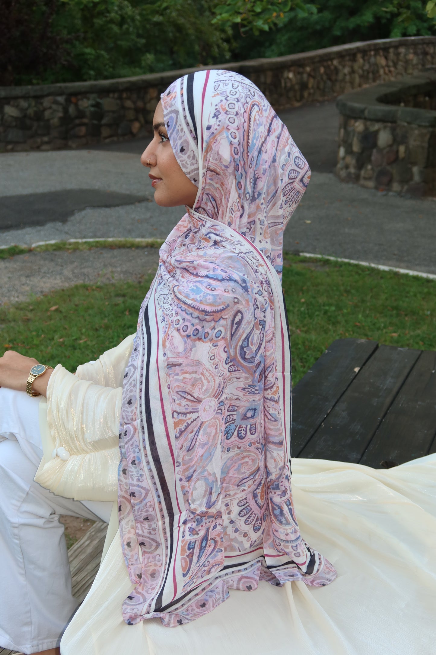 Lavender Rose Pashmina