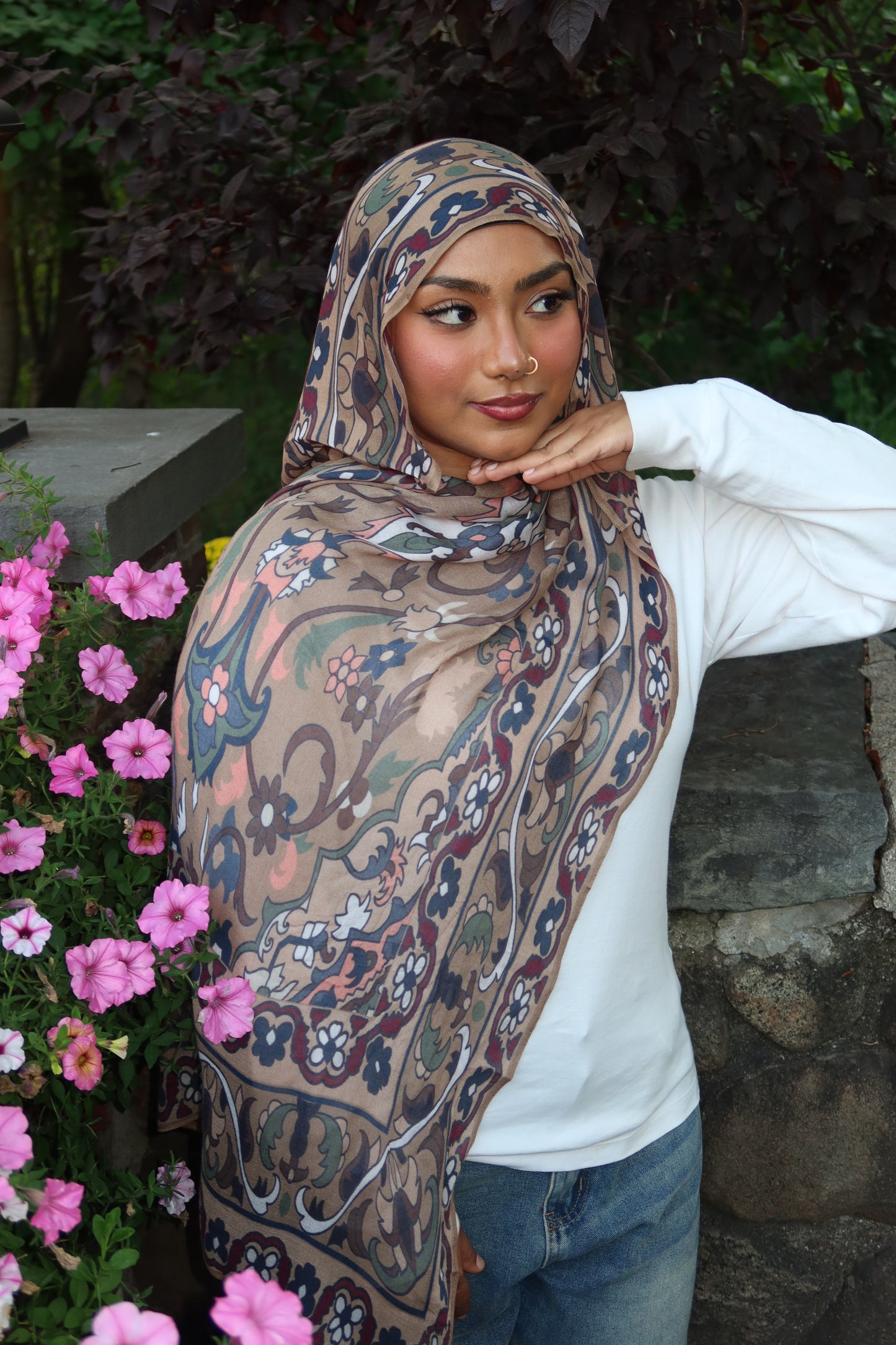 Golden Serenity Pashmina