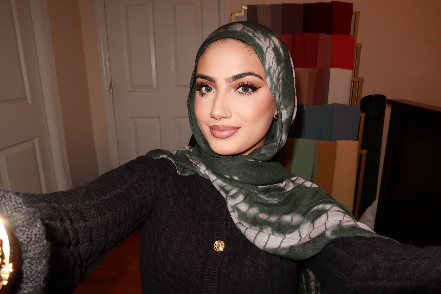Muted Olive Ripple