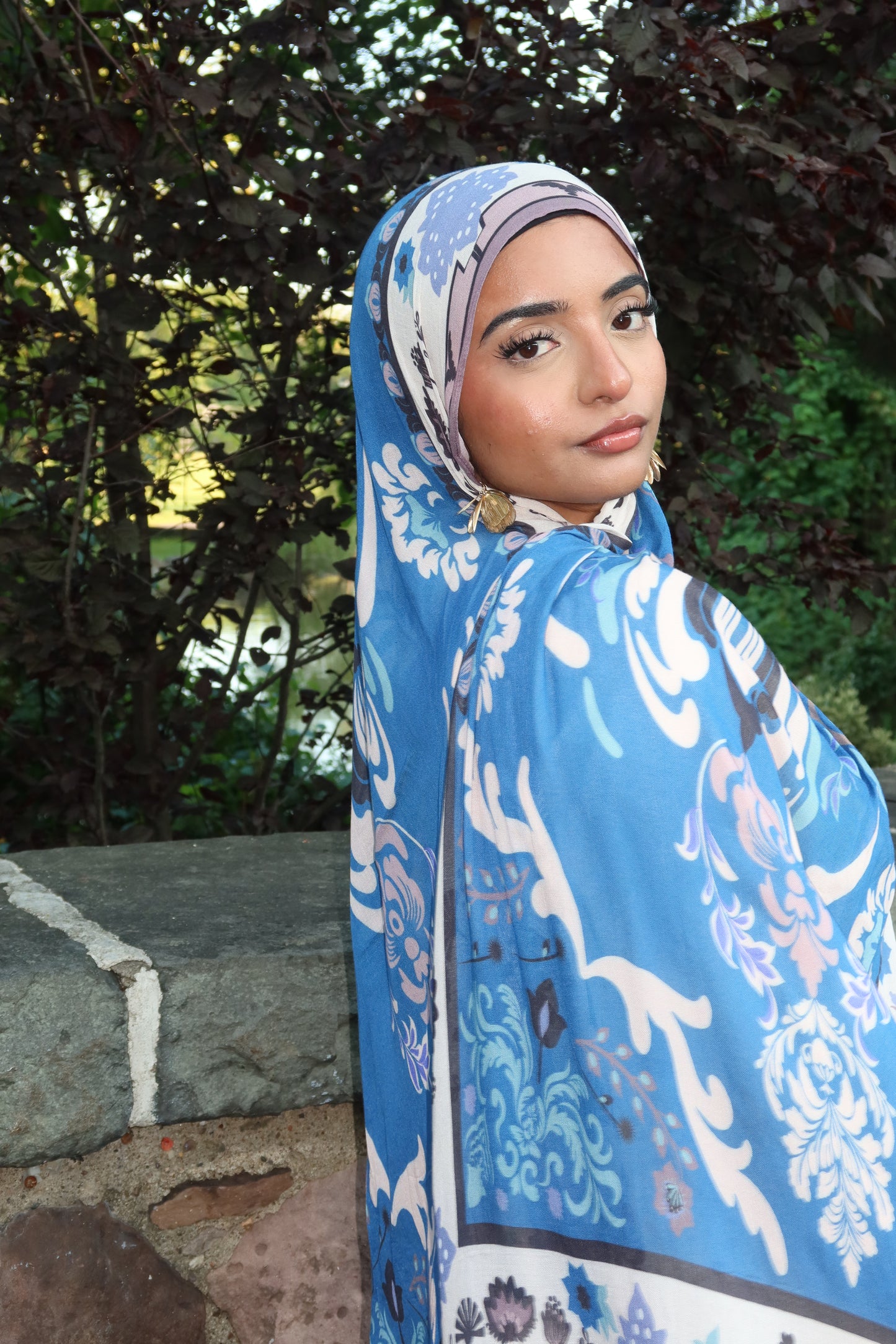 Sapphire Blue Pashmina
