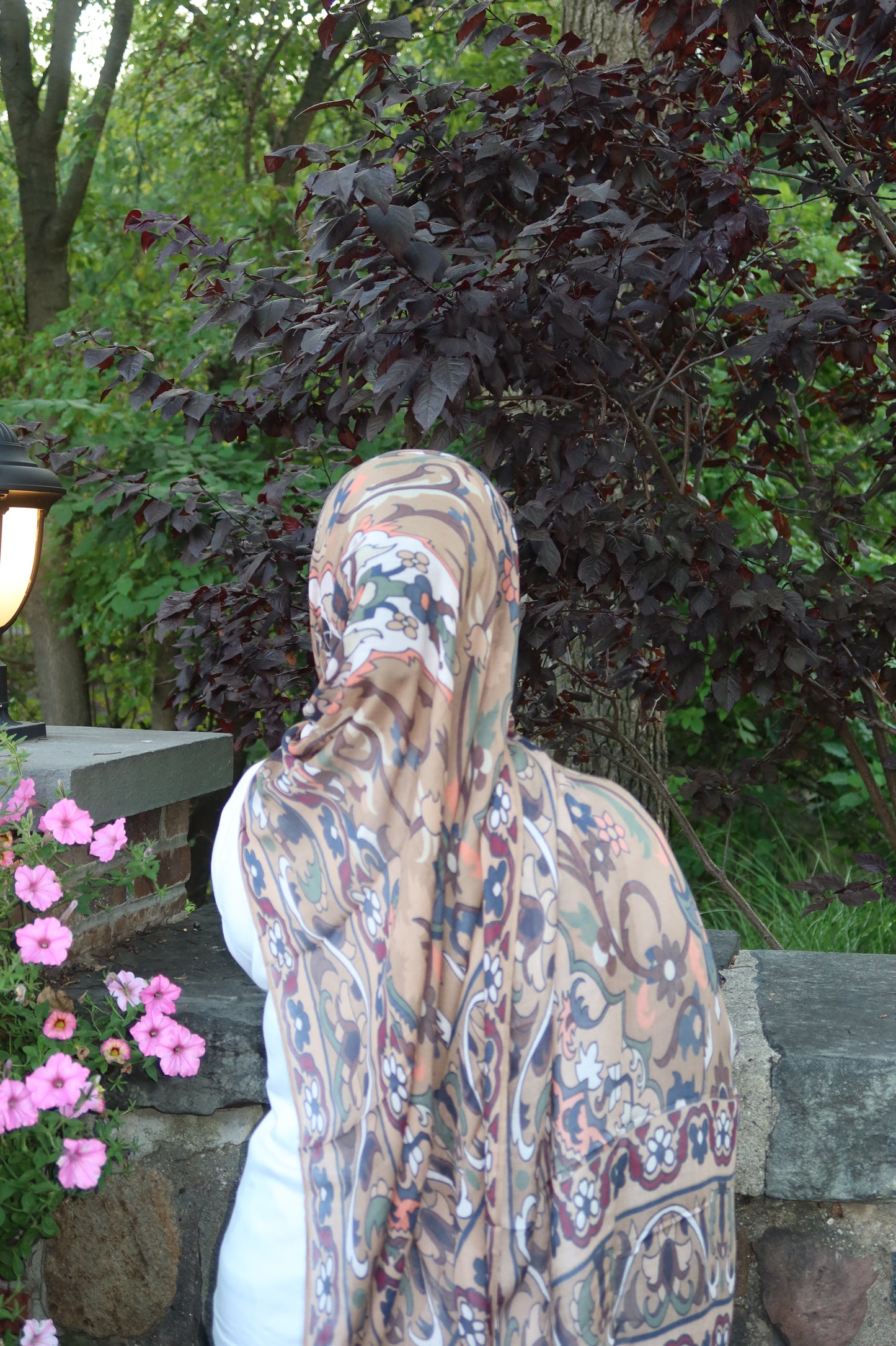Golden Serenity Pashmina