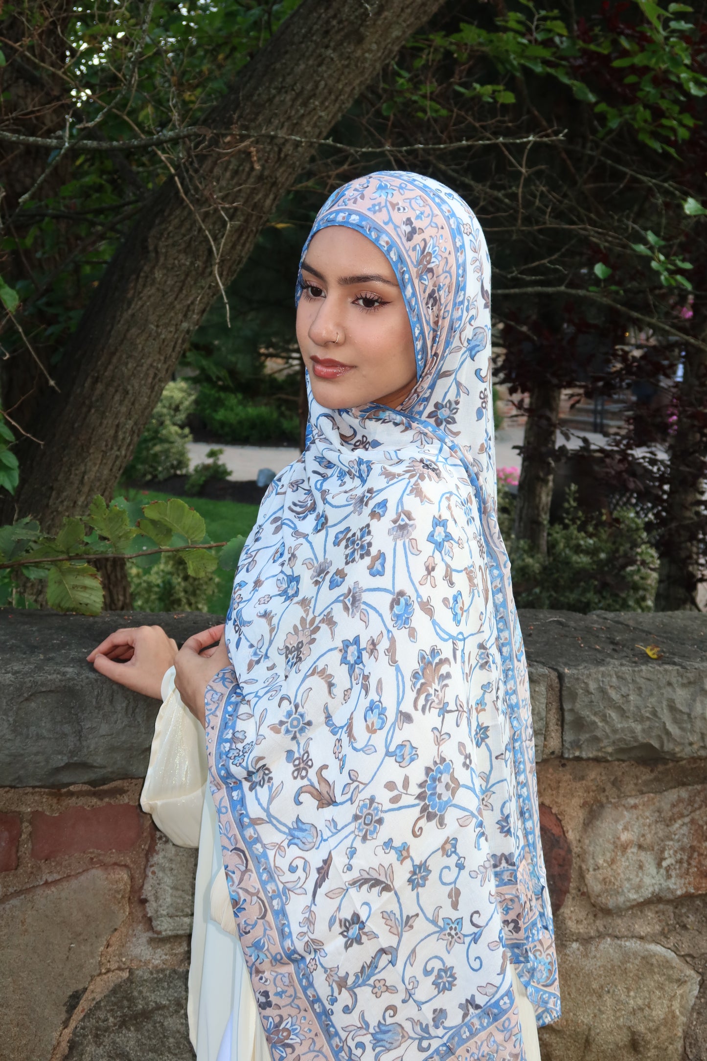 Soft Florals Pashmina