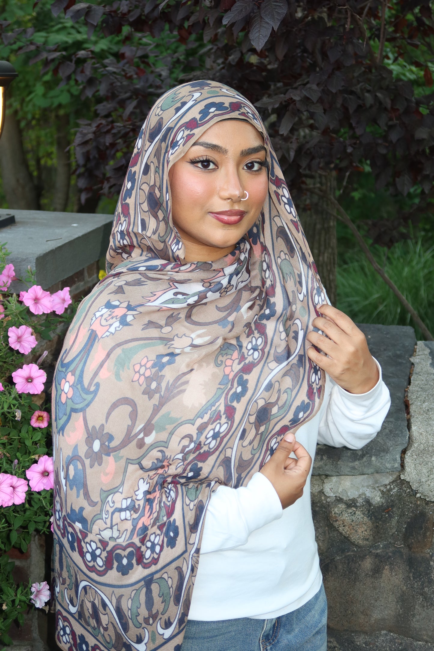 Golden Serenity Pashmina