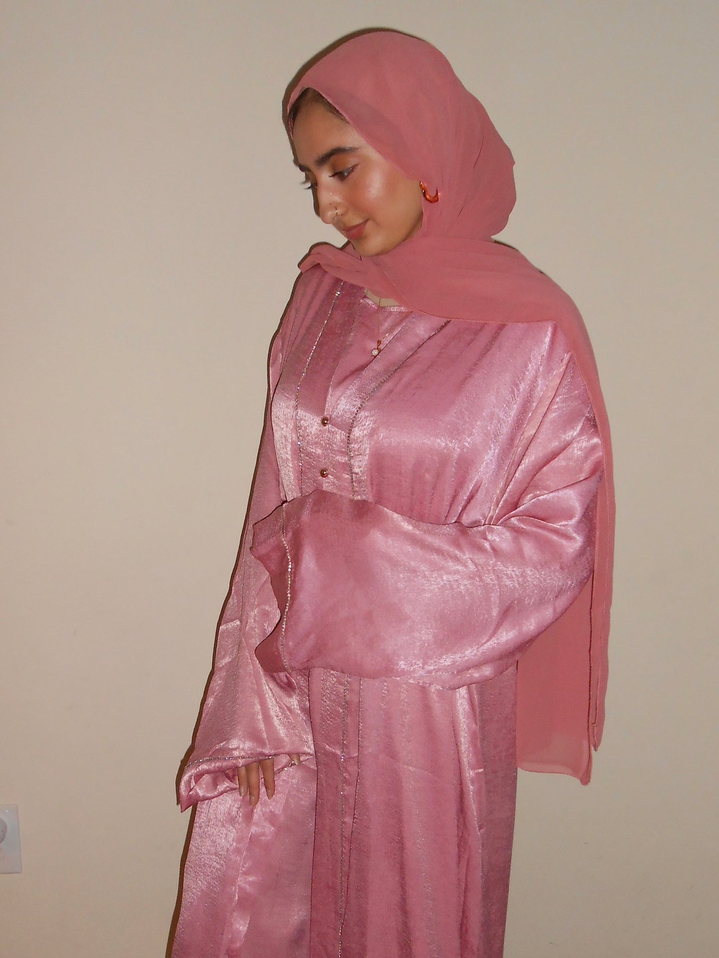 Velvet Satin 4 Piece Abayas