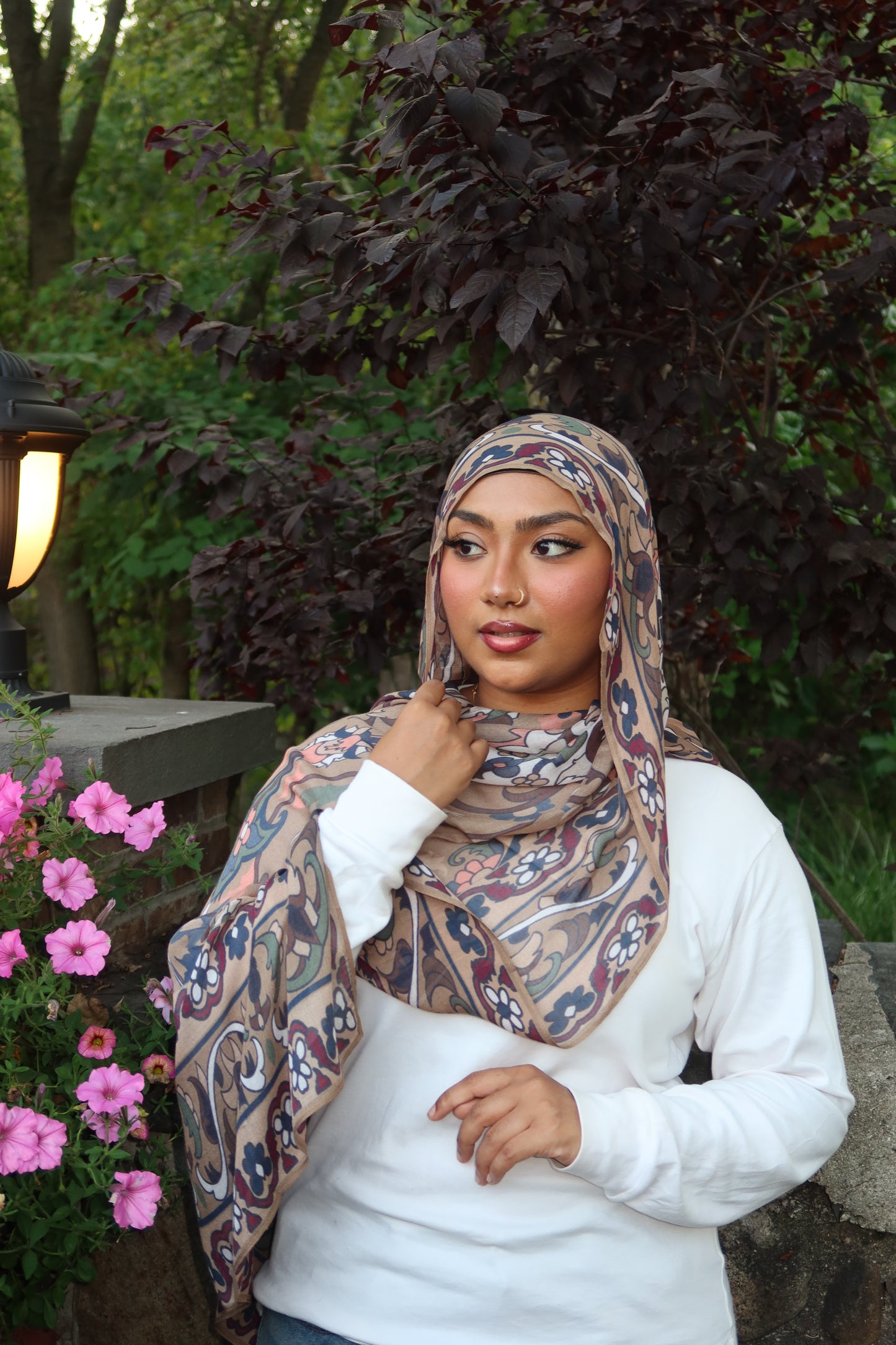 Golden Serenity Pashmina