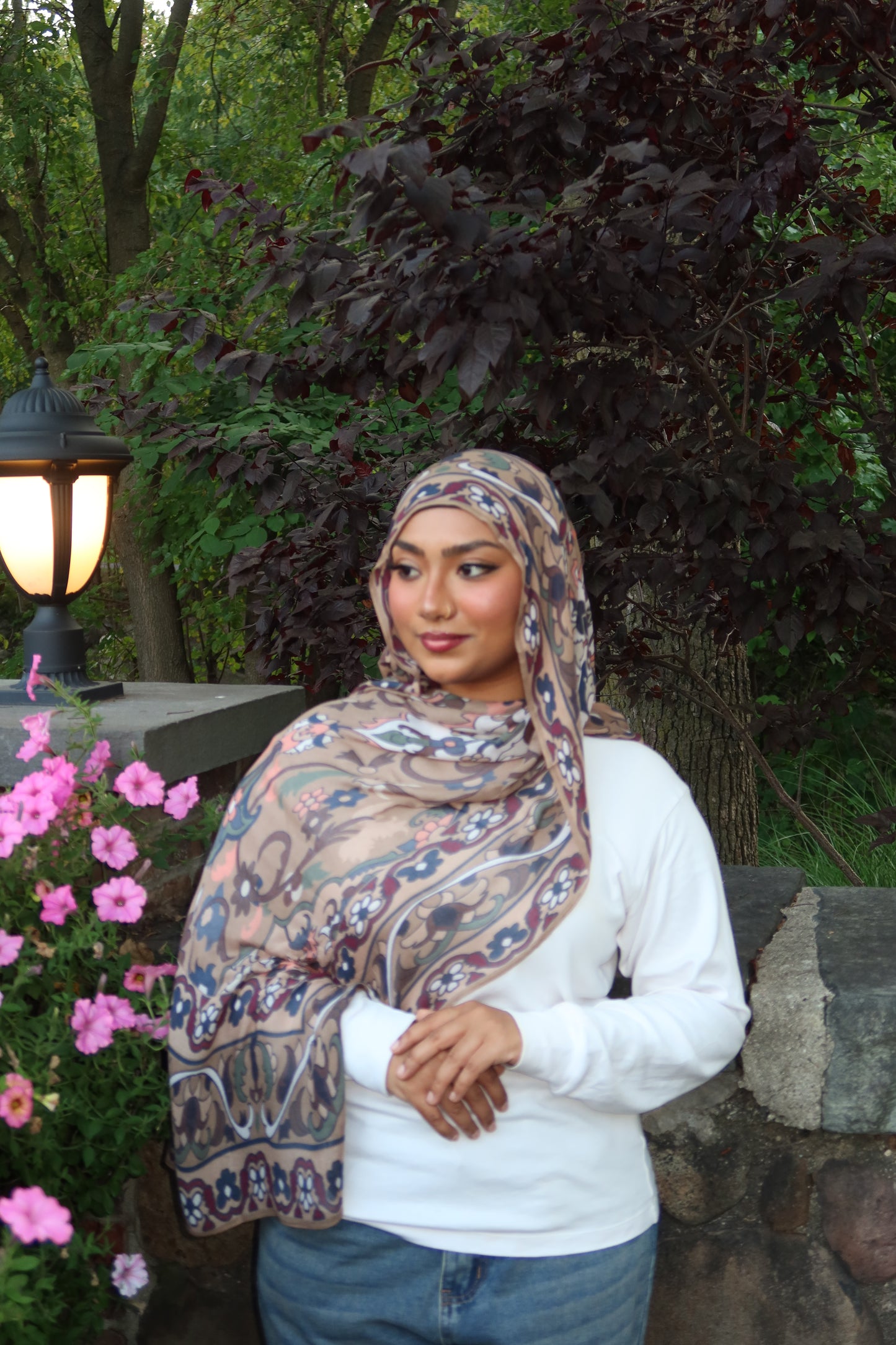 Golden Serenity Pashmina