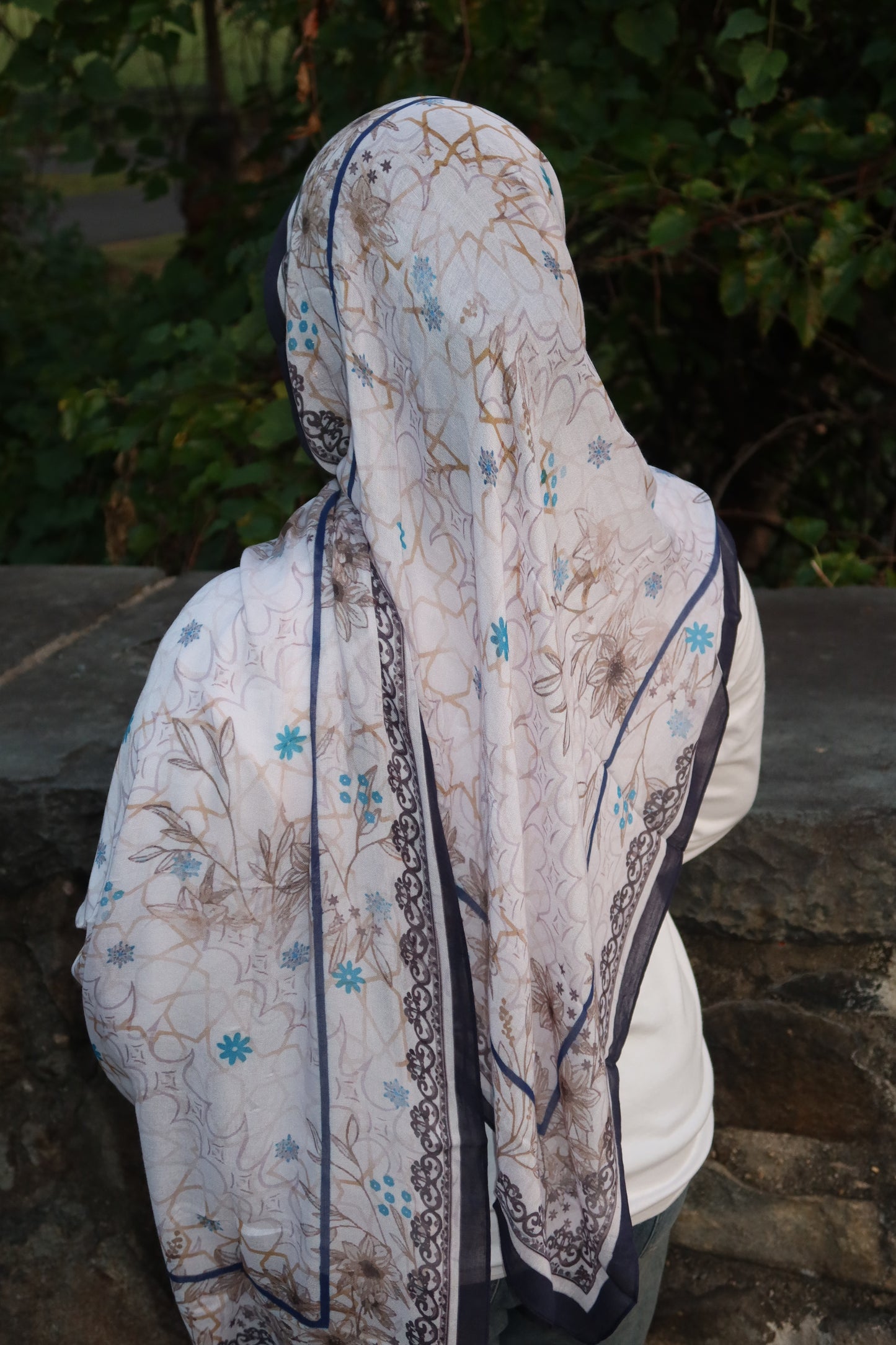 Crystal Pearl Pashmina
