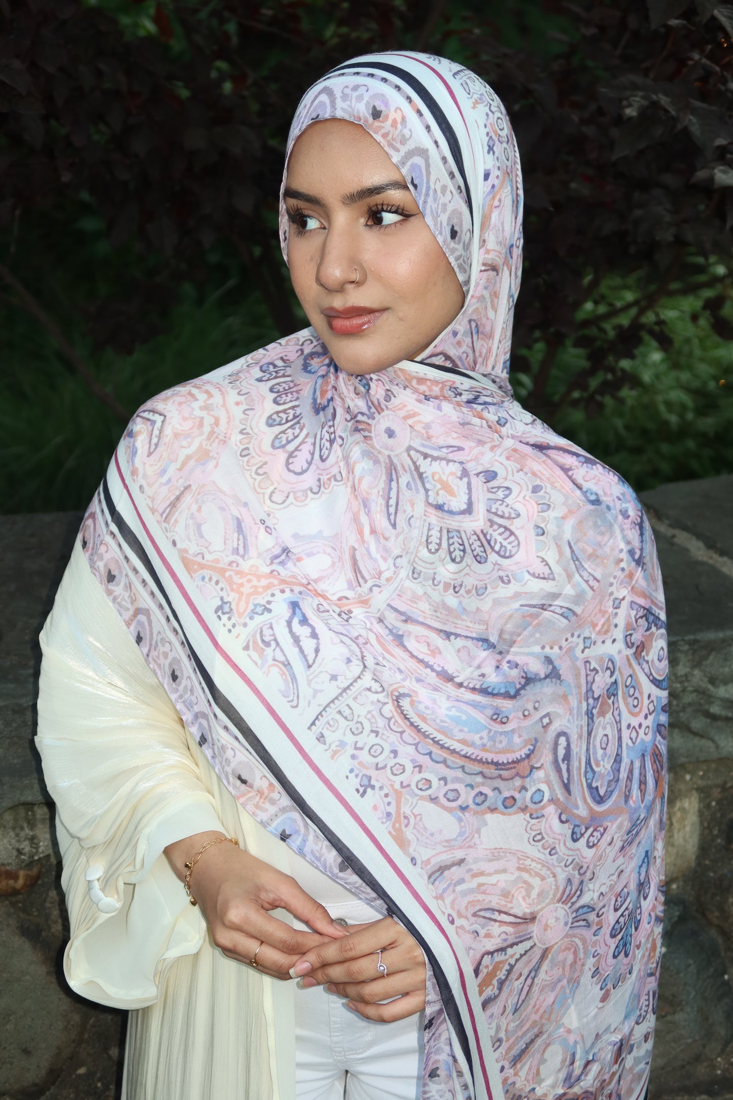 Lavender Rose Pashmina