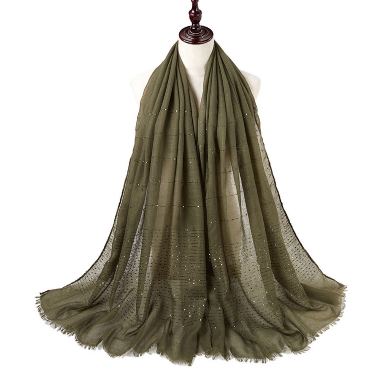 Sequins Cotton Hijabs