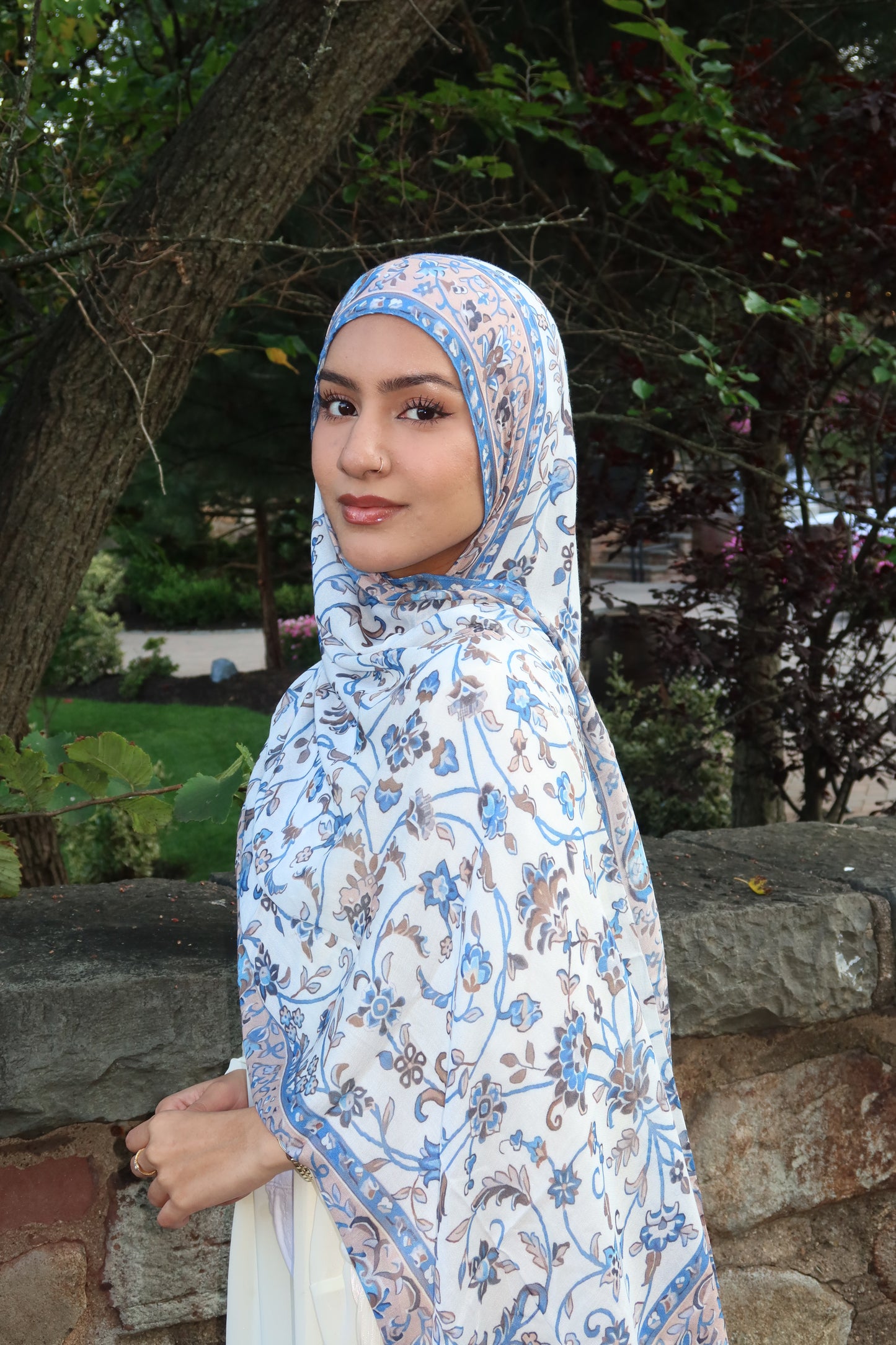 Soft Florals Pashmina