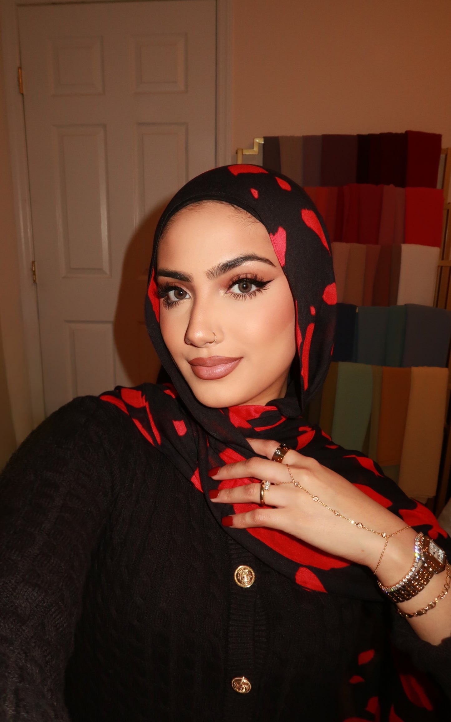 Ruby Floral Rose