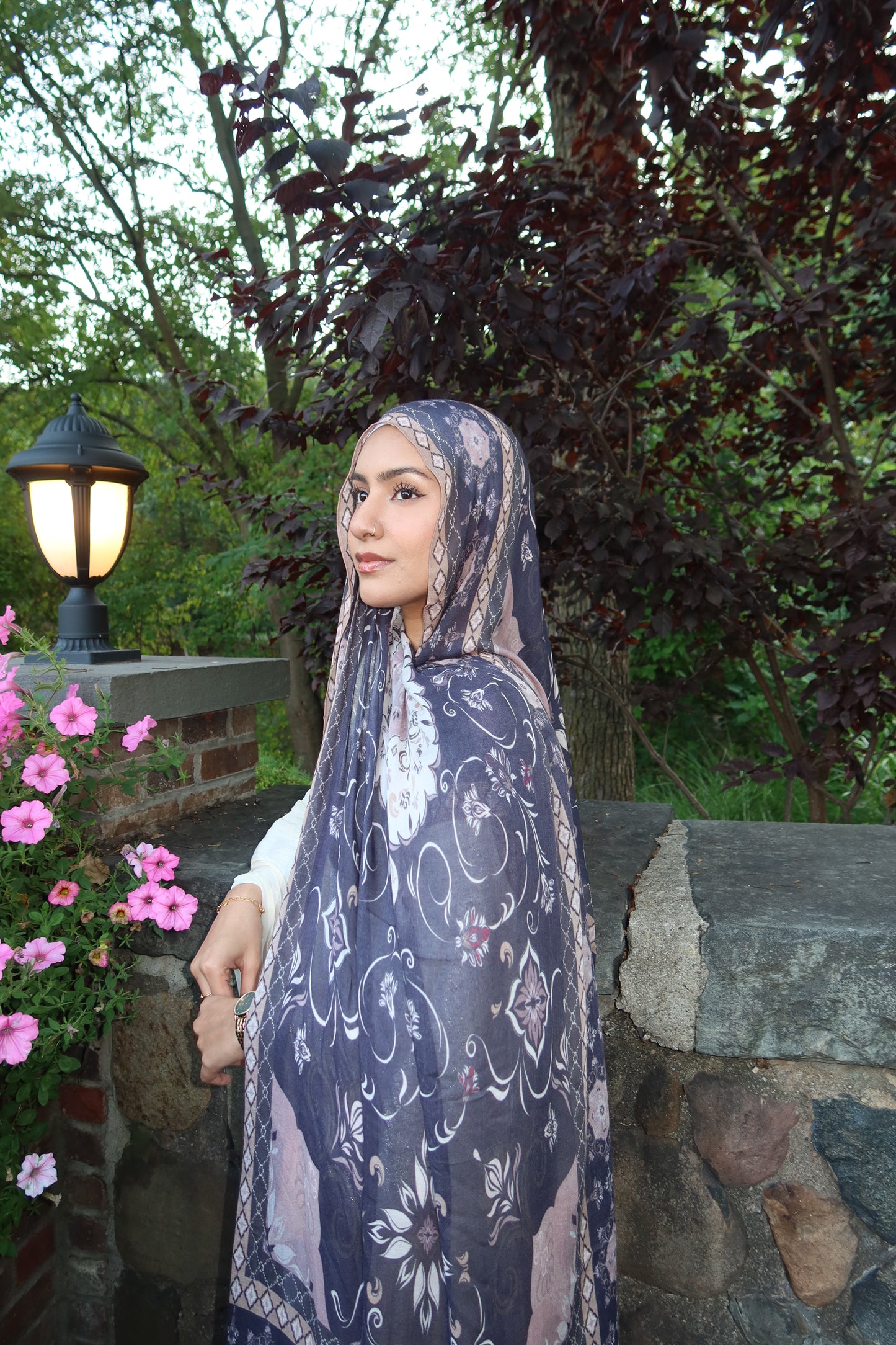 Navy Midnight Pashmina