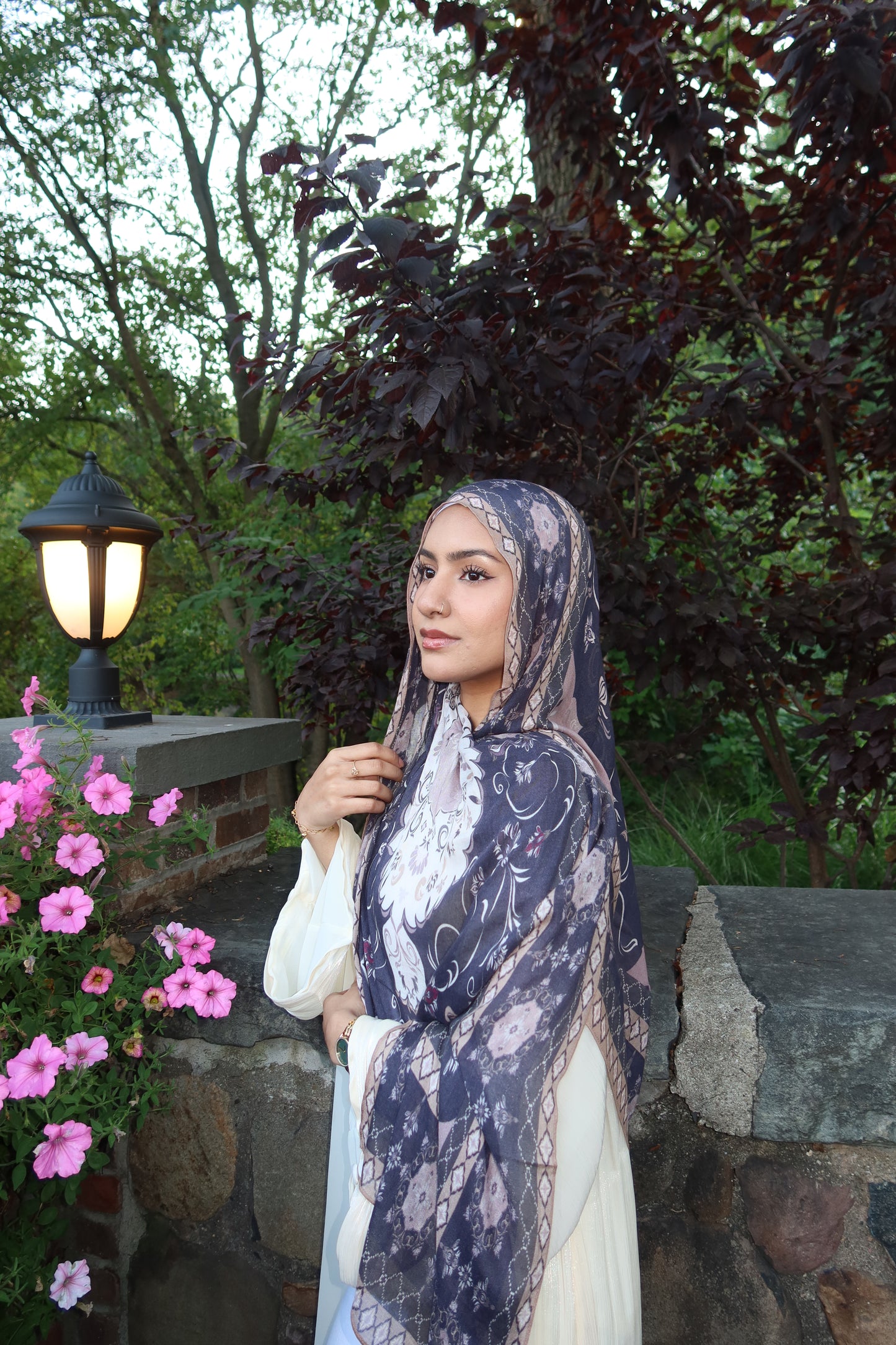 Navy Midnight Pashmina
