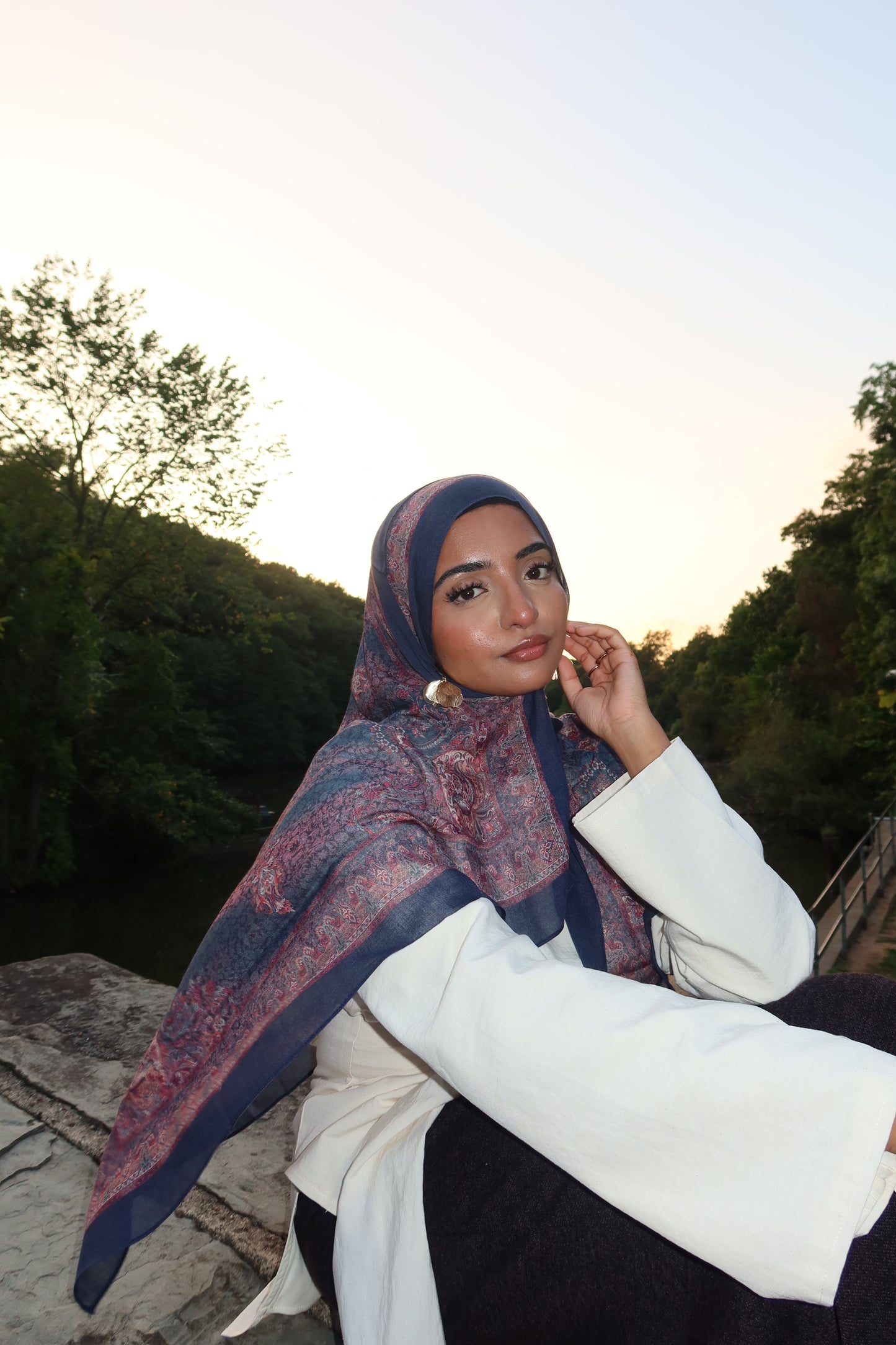 Royal Teal Pashmina