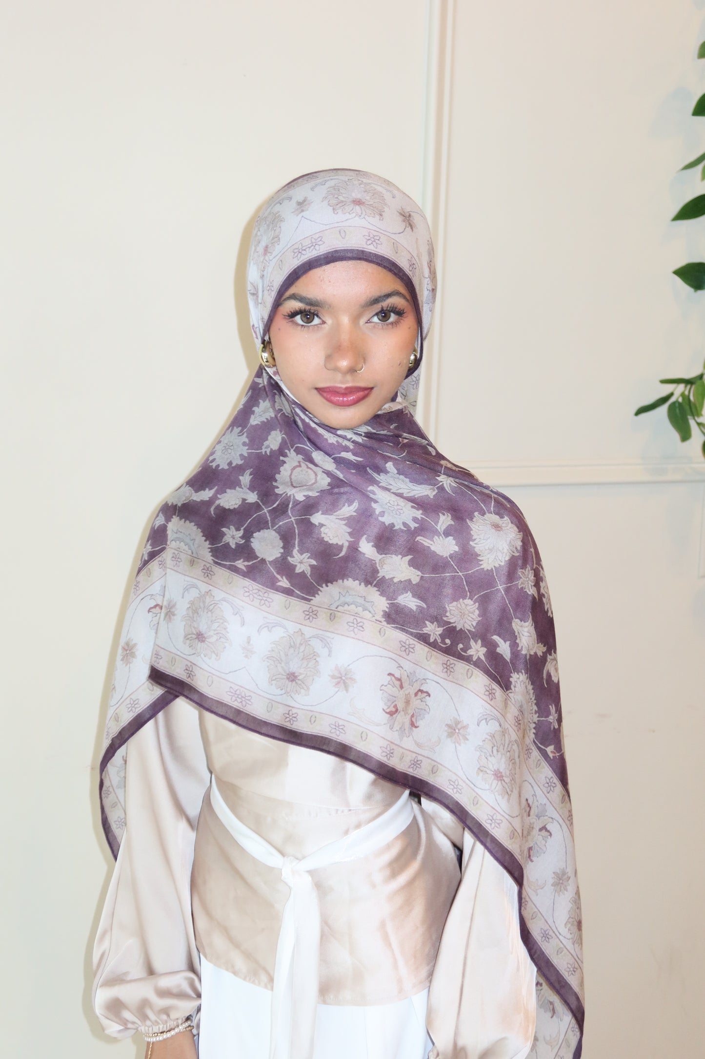 Plum Haze Pashmina