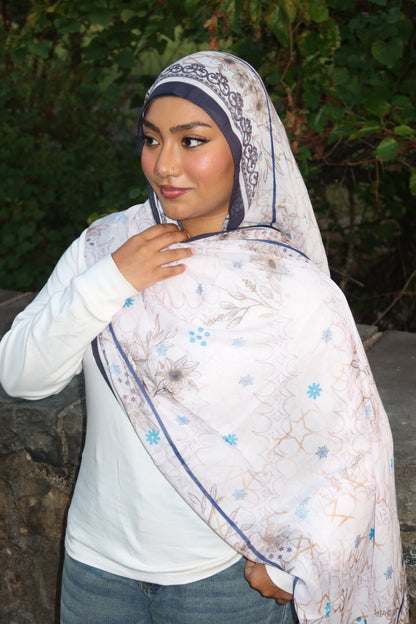 Crystal Pearl Pashmina