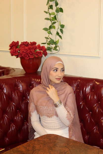 Dusty Pink Lace