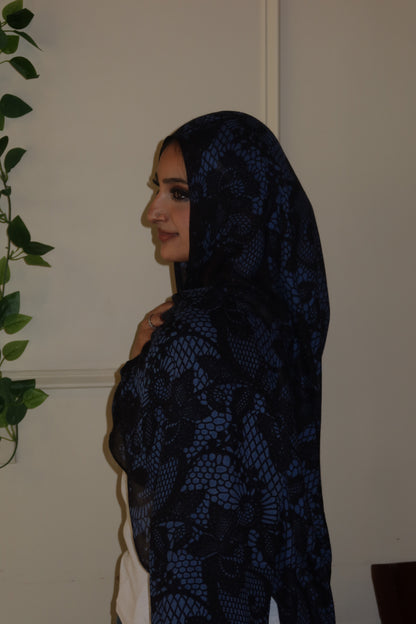 Blue Vintage Lace