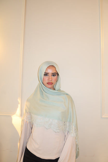 Mint Green Lace
