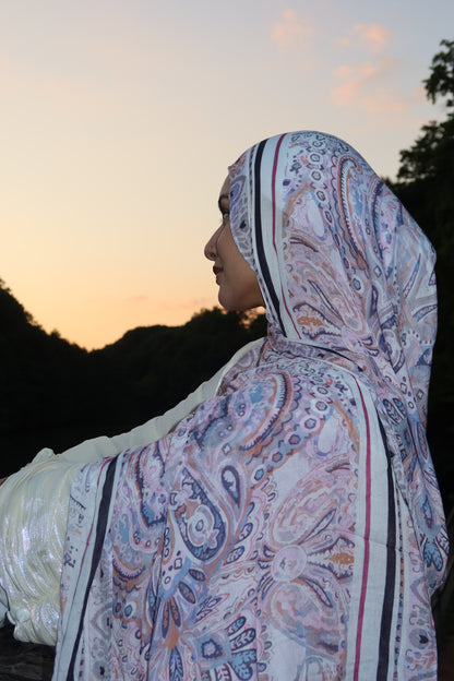 Lavender Rose Pashmina