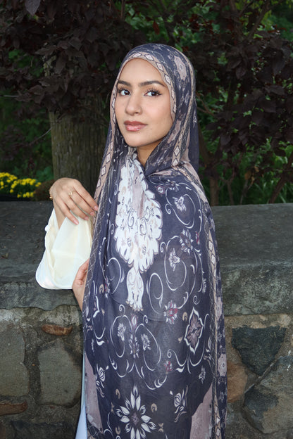 Navy Midnight Pashmina