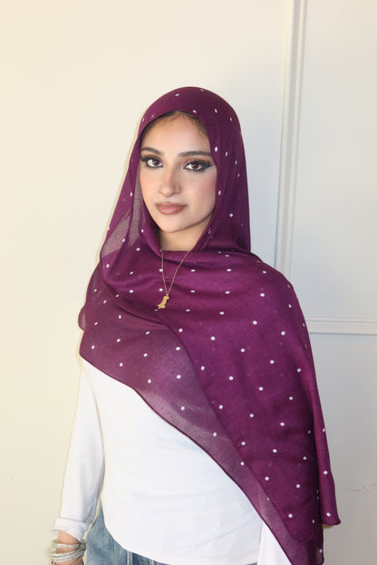 Purple Polka Dot