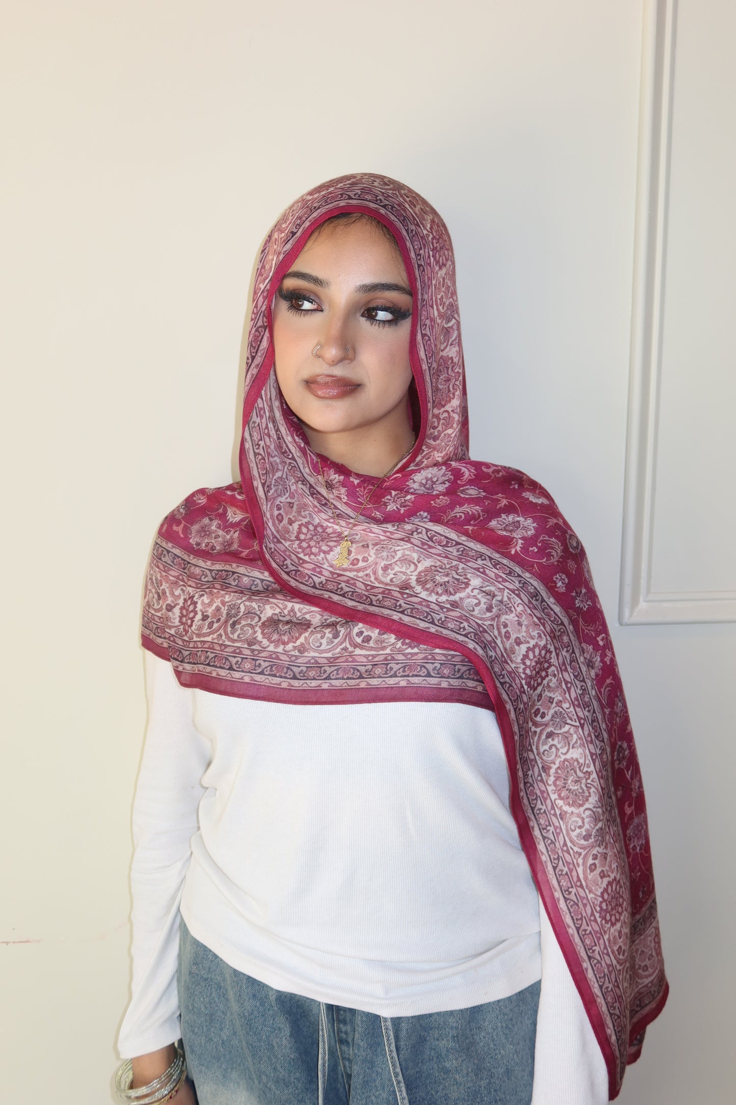 Fuchsia Pashmina