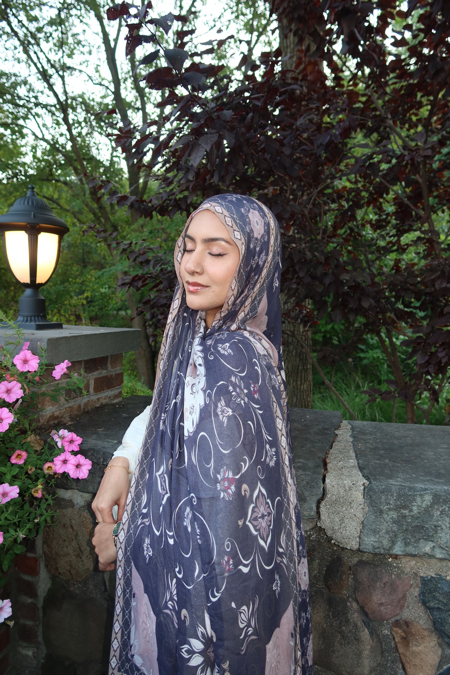 Navy Midnight Pashmina