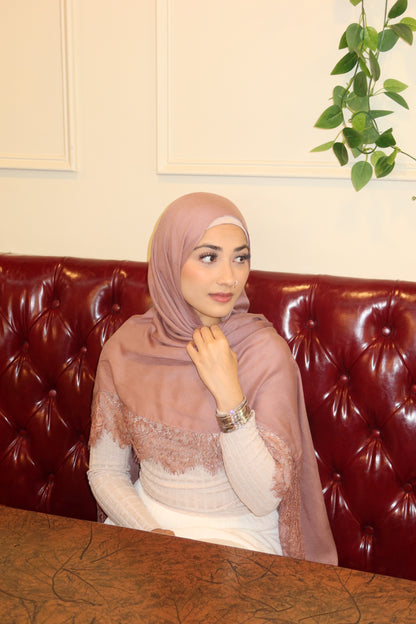 Dusty Pink Lace