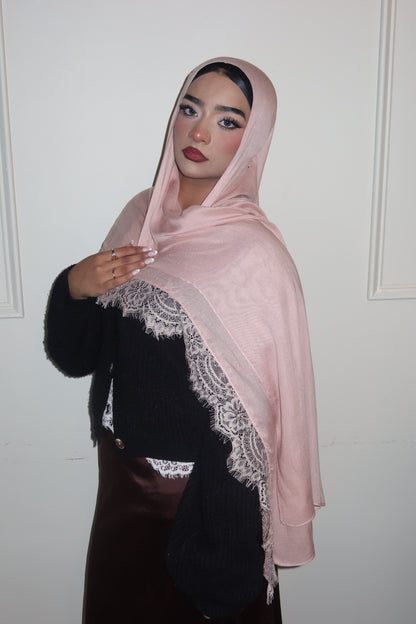 Pink Peach Lace