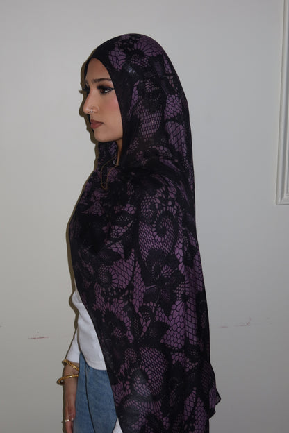Purple Vintage Lace