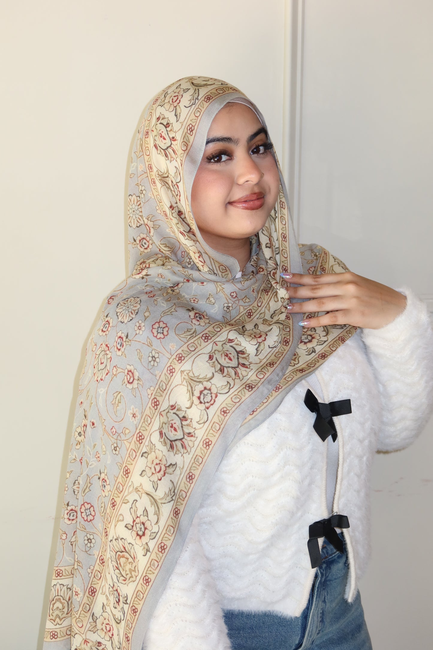 Frosted Dove Pashmina