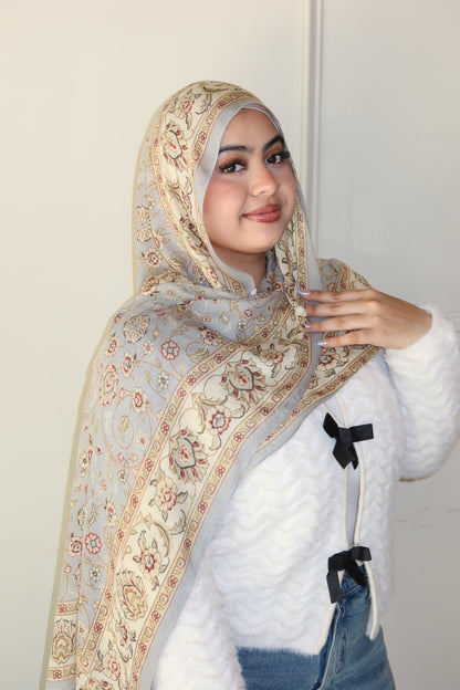 Frosted Dove Pashmina