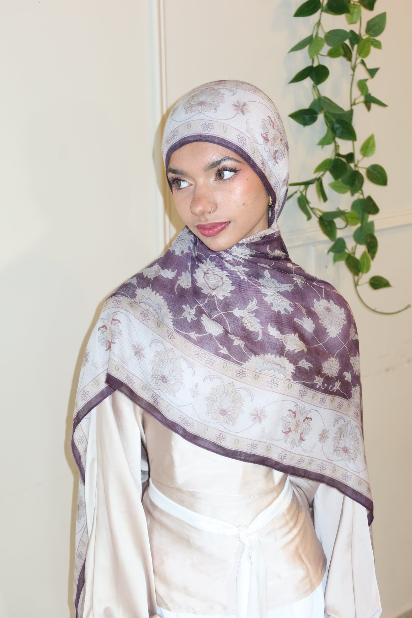 Plum Haze Pashmina