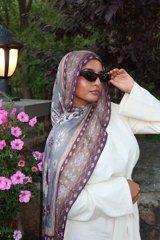 Autumn Sage Pashmina